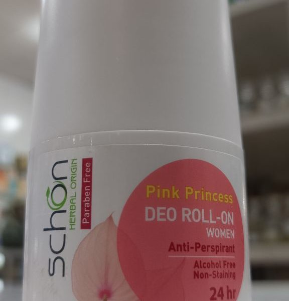 مام ضدتعریق زنانه شون مدل Pink Princess – رایحه گلی و رمانتیک، 24 ساعته، فاقد پارابن schon