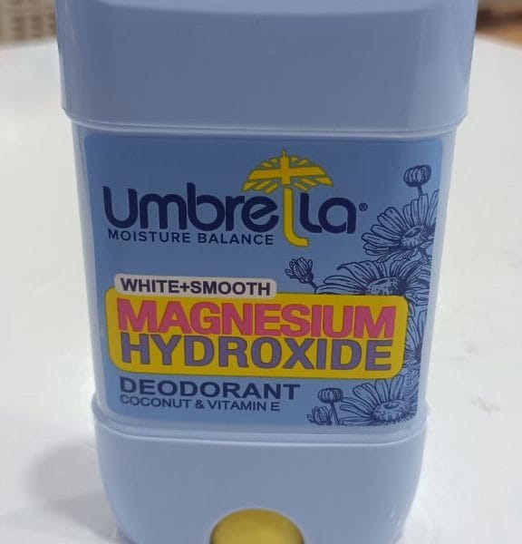 مام دئودورانت زنانه آمبرلا مدل White + Smooth | Umbrella Magnesium Hydroxide Deodorant
