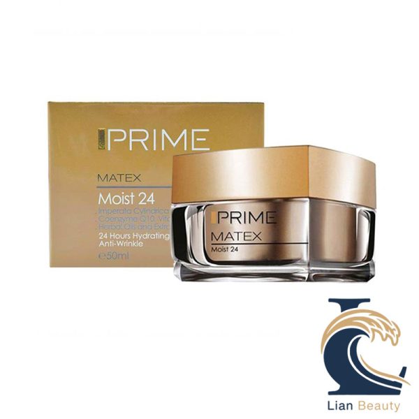 کرم مرطوب‌کننده و ضدچروک پریم Prime Matex Moist 24 Anti-Wrinkle Cream