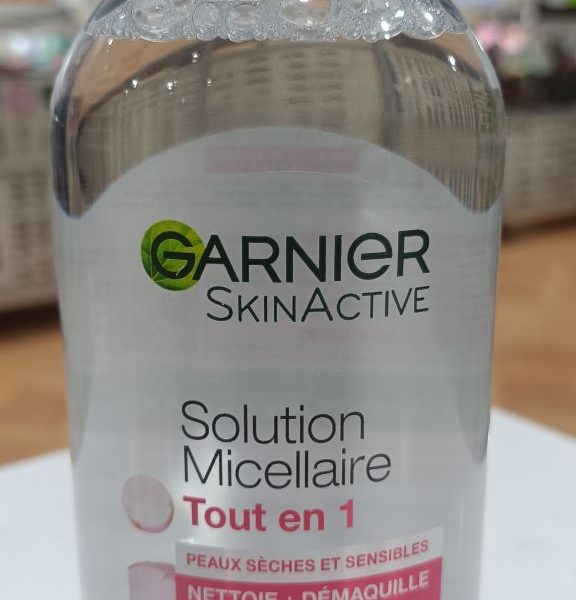 میسلار واتر و محلول پاک‌کننده آرایش با گلاب — مخصوص پوست خشک و حساس Garnie,r Micellar Water