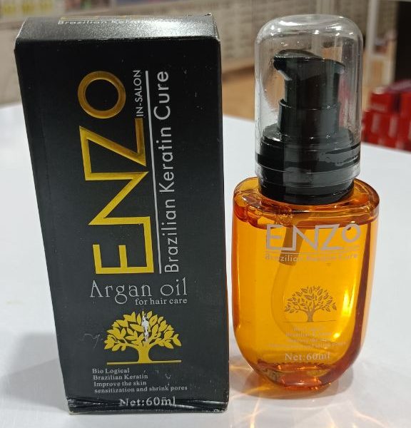 روغن آرگان کراتین انزو | راز ماندگاری کراتین موی شما enzo