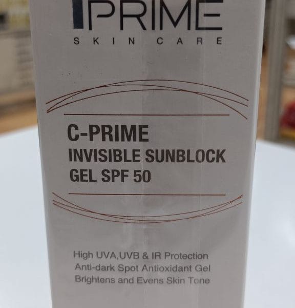 ژل ضد آفتاب ویتامین C پریم SPF 50 | Prime C‑Prime Invisible Sunblock Gel | محصول اصل از فروشگاه لیان‌استور