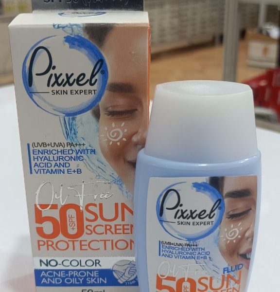 خرید کرم ضد آفتاب پیکسل بی‌رنگ SPF 50 مخصوص پوست چرب و جوشی | محصول اصل Pixxel Skin Expert از لیان‌استور