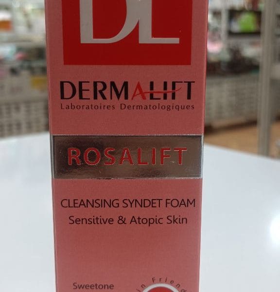 فوم شستشوی صورت درمالیفت مناسب پوست‌های حساس | Dermalift Rosalift Facial Cleansing Foam
